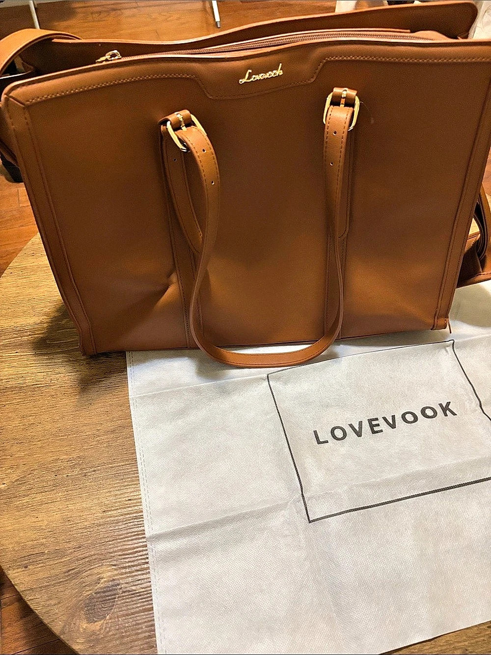 Lovevook Laptop Tote Bag Brown